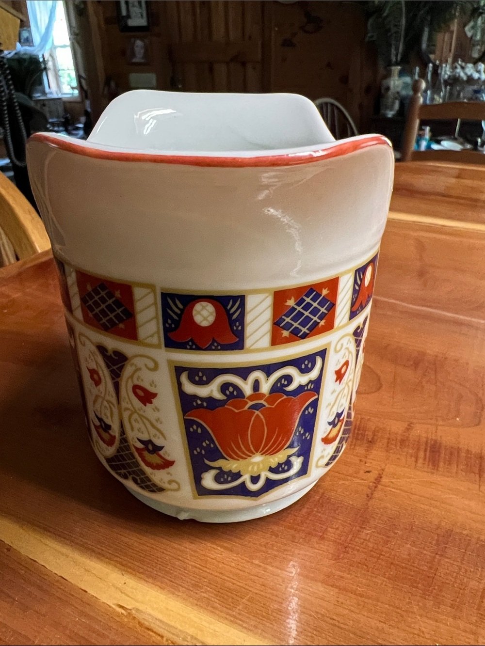 Vase Derbyshire by Seymour Mann Fine China Vintage Collectibles Farmhouse 4.5" - Picture 2 of 6